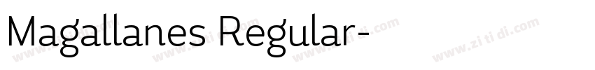Magallanes Regular字体转换